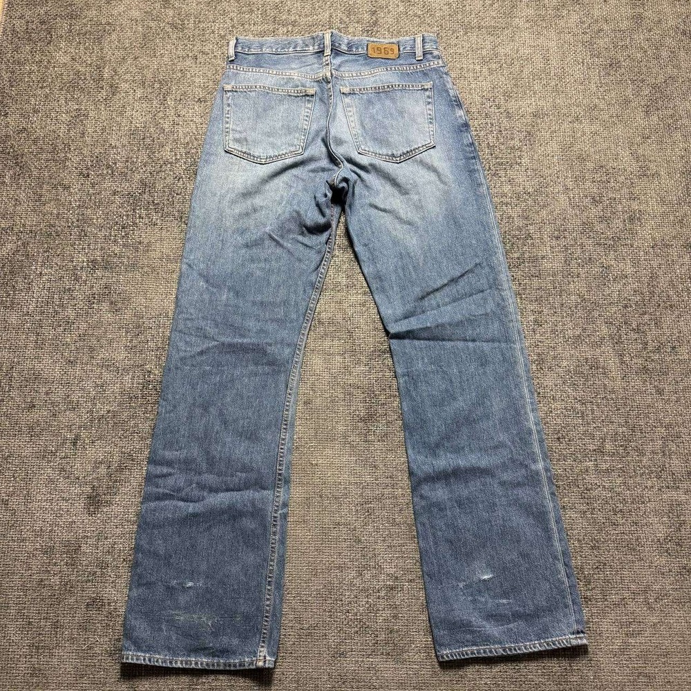 Gap 1969 Bootcut Jeans Mens 33x34 Blue Vintage 2001 Made in USA Denim